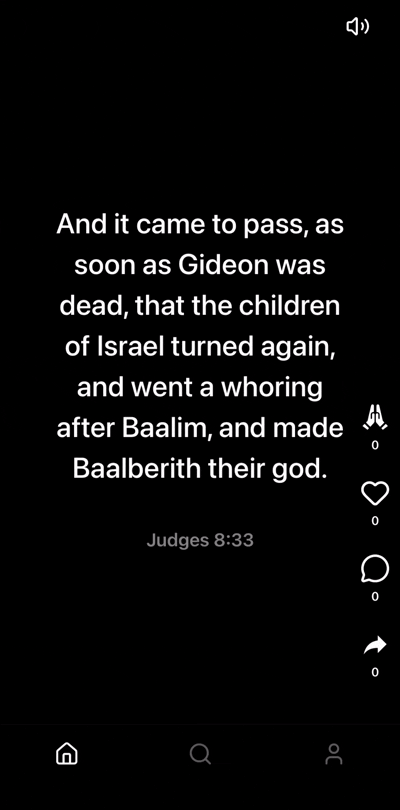 BibleTok App Interface